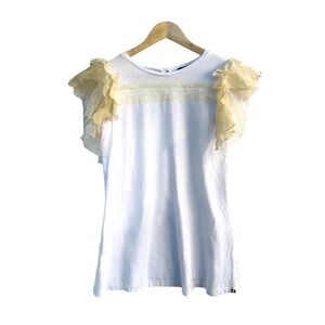 TWINSET short-sleeved T-shirt ruffle sleeve SIMONA BARBIERI